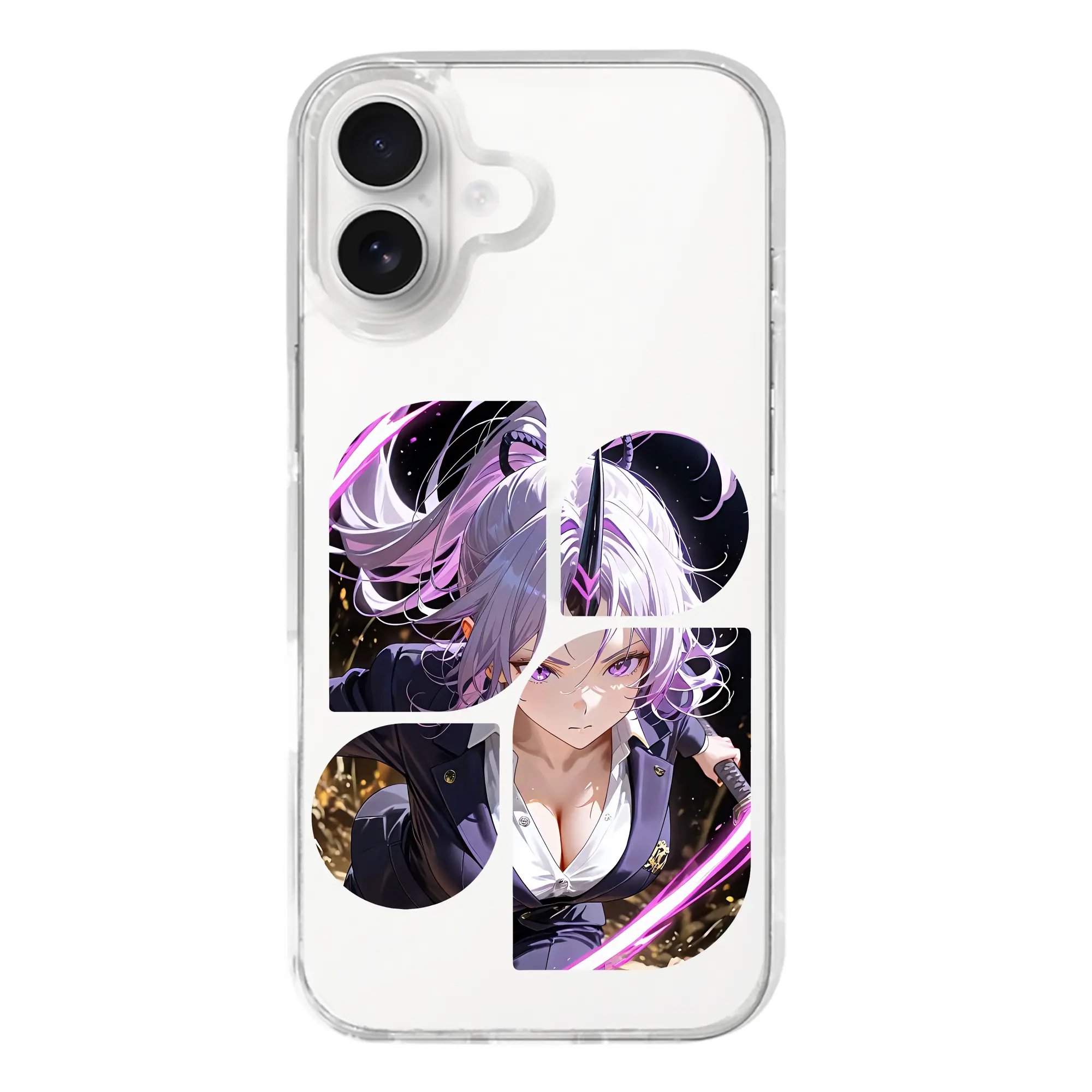 転生したらスライムだった件 グッズ,シオン - iPhone 17シリーズ 透明スマホケース – 薄型・耐衝撃・精密フィット保護カバー